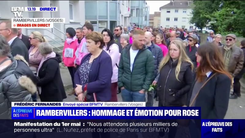 Vosges: des centaines de personnes réunies pour rendre hommage à Rose