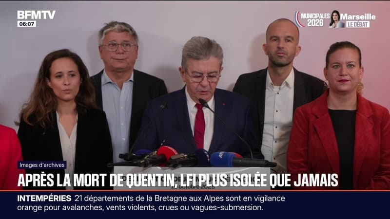 Après la mort de Quentin, La France insoumise est plus isolée que jamais et refuse de changer de ligne