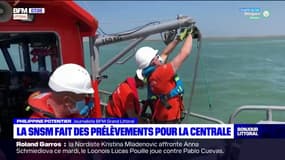 Gravelines: la SNSM fait des prélèvements pour la centrale nucléaire