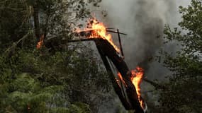 L'incendie à La Teste-de-Buch, le 13 juillet 2022. 