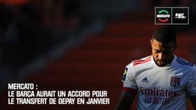 Mercato : Le Barça aurait un accord pour le transfert de Depay cet hiver 
