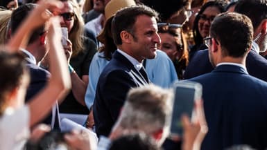 Emmanuel Macron, à Marseille le 8 mai 2024