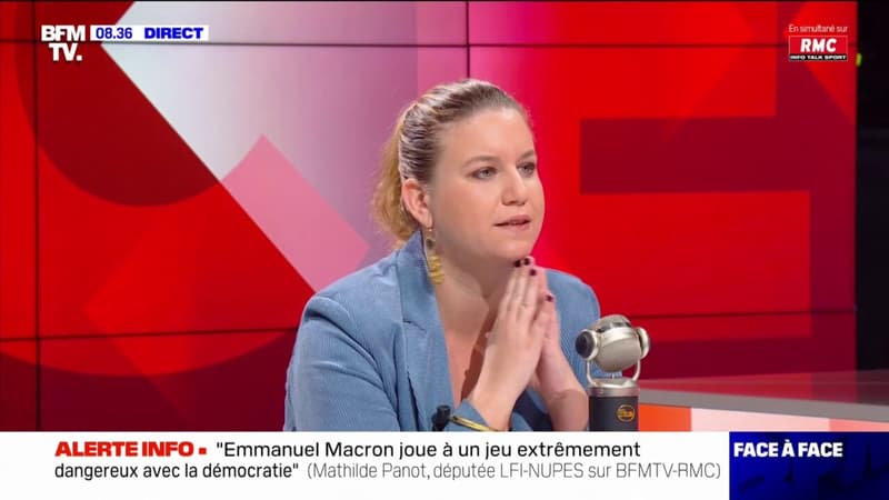 Mathilde Panot (LFI) »: « Le gouvernement essaye de faire une diversion grotesque »