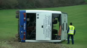 Le bus accidenté. 