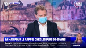 Covid-19: pour Rémi Salomon, président de la Commission médicale d'établissement de l'AP-HP, "on ira tous vers la 3ème dose"