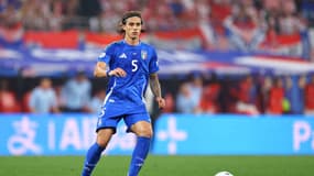 Riccardo Calafiori avec l'Italie le 24 juin 2024