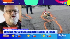 Eure: des œufs de pâques sur les nids-de-poule pour alerter