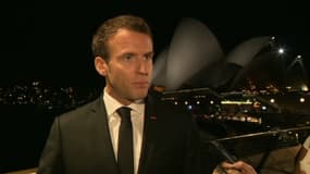 Emmanuel Macron en déplacement officiel en Australie