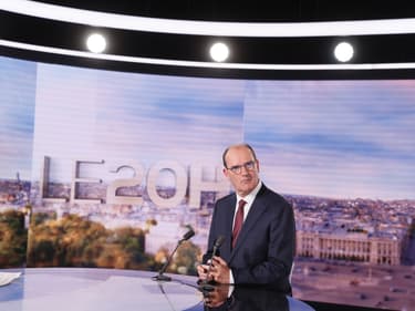 Jean Castex sur le plateau de TF1, le 3 juillet 2020