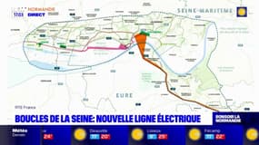 Seine-Maritime: une nouvelle ligne électrique commune avec l'Eure