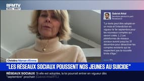 Les réseaux sociaux sont "une incitation au suicide", déclare Christina, mère d'Emma qui s'est suicidée après avoir été victime de harcèlement scolaire