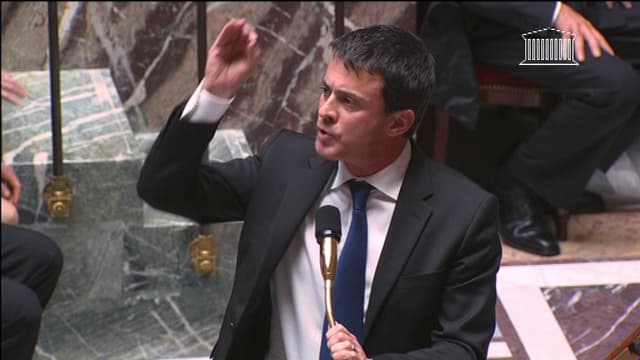 Manuel Valls à l'Assemblée nationale ce mardi