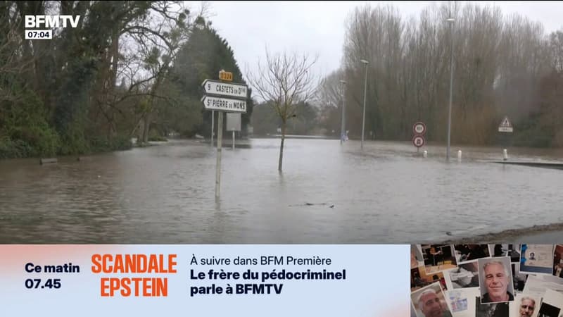 Crues en Gironde: le parcours semé d'embûches d'une infirmière