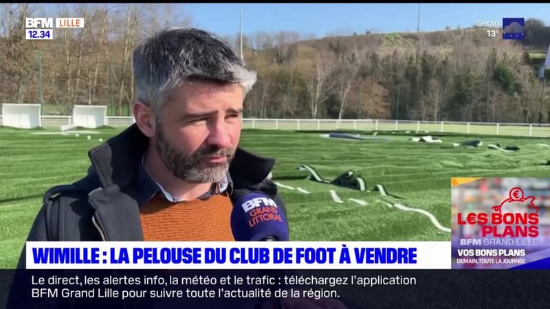 Wimille: la pelouse du club de foot local à vendre après les inondations