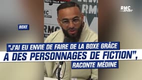 Double contact : "J'ai eu envie de faire de la boxe grâce à des personnages de fiction", raconte Médine