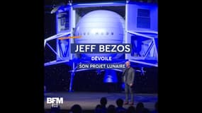 Jeff Bezos a dévoilé son projet d'alunisseur. Objectif : préparer le retour des hommes sur la Lune