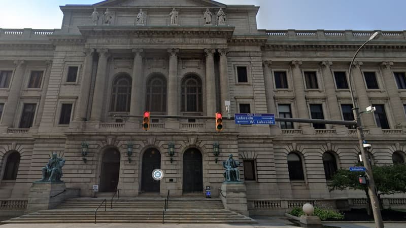 Tribunal de Cleveland, dans l'Ohio. 