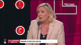 Union européenne: "Emmanuel Macron n'a obtenu qu'une soumission à l'Allemagne", tacle Marine Le Pen