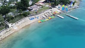 Le lac de Sainte-Croix, dans le Var.