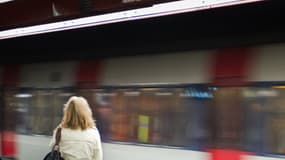 Le RER à la station Auber, à Paris. (photo d'illustration) 