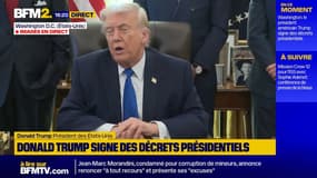 Donald Trump affirme que Kevin Warsh, qu'il veut nommer à la tête de la Fed, "veut bien sûr baisser les taux" d'intérêt #BFM2