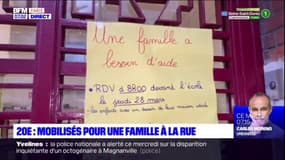 Paris: une mobilisation pour une mère et ses quatre enfants à la rue dans le 20e arrondissement