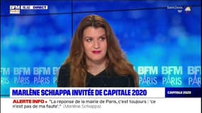 "S'il y avait une véritable volonté de la mairie, Paris pourrait être propre", affirme Marlène Schiappa, candidate LaREM à la mairie du 14e