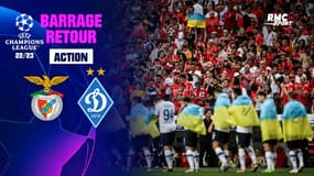 Benfica (Q) 3-0 Dynamo Kiev : La belle entrée des joueurs du club ukrainien avec le drapeau national