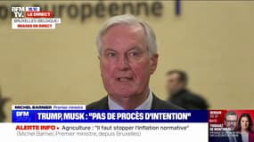 Michel Barnier: "Ce qui m'importe, c'est ce que M. Musk va faire, ce que Donald Trump va faire vis-à-vis de l'Europe"