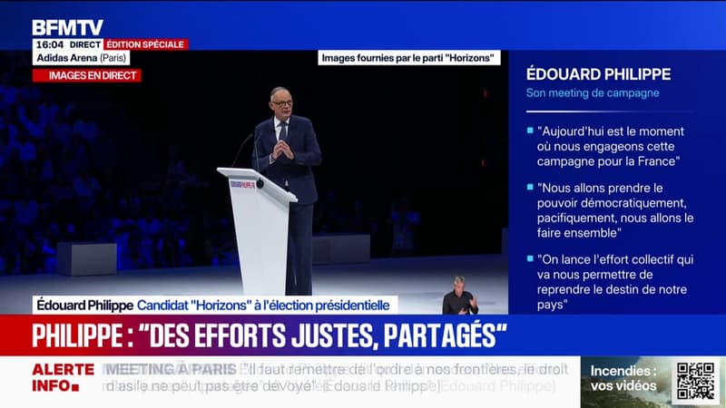 Présidentielle 2027: "Mettre en oeuvre une refonte massive de l'école, la plus importante peut être depuis Jules Ferry", déclare Édouard Philippe, candidat Horizons