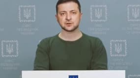 Capture d'écran du deepfake du président ukranien.