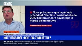 Note dégradée de la France par l'agence Fitch: "Ça va pas provoquer un séisme financier et ça va se diluer dans le temps", rassure Michel Ruimy, économiste