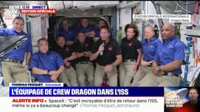 "Les choses ont beaucoup changé": les premiers mots de Thomas Pesquet pour son retour dans l'ISS