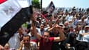 Des partisans du président déchu Mohamed Morsi, vendredi 16 août, au Caire.