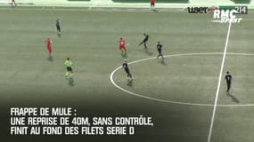 Frappe de mule : Une reprise de 40m, sans contrôle, finit au fond des filets Serie D