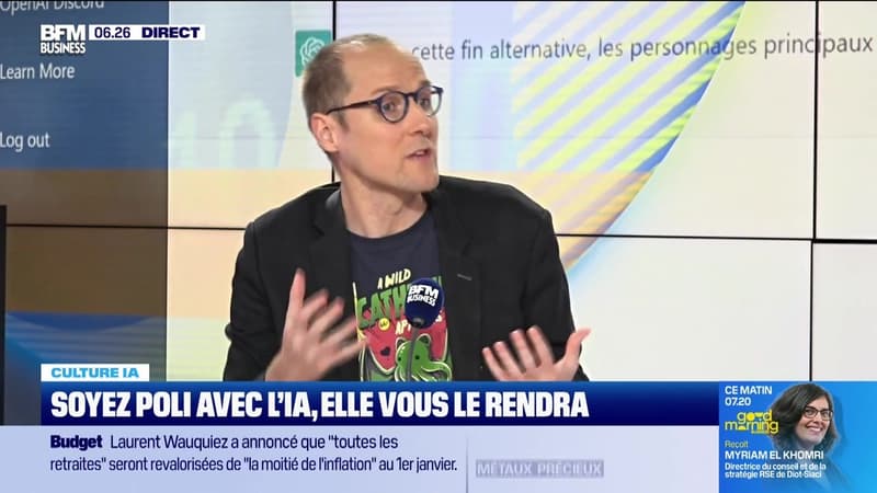 Culture IA : Soyez poli avec l'IA, elle vous le rendra, par Anthony Morel - 12/11