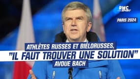  Paris 2024 : Athlètes russes et biélorusses, "il faut trouver une solution" avoue Bach