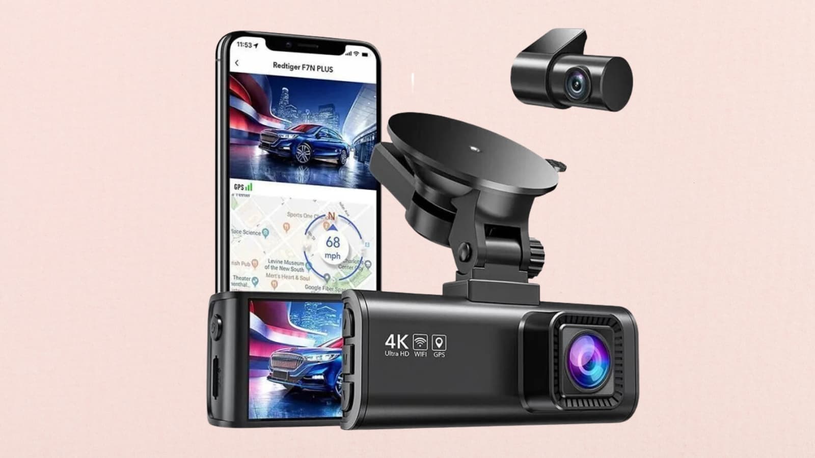 Offre Incroyable : Dashcam 4K Redtiger - Sécurisez Vos Trajets avec une Vue à 360°!