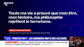 Les accusés du procès de l'assassinat du professeur Samuel Paty se sont exprimés une dernière fois avant le verdict prévu ce vendredi soir