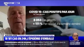 "Le variant Delta est plus contagieux car il trouve plus facilement une cible dans les cellules humaines", explique le Pr Jean-Paul Stahl