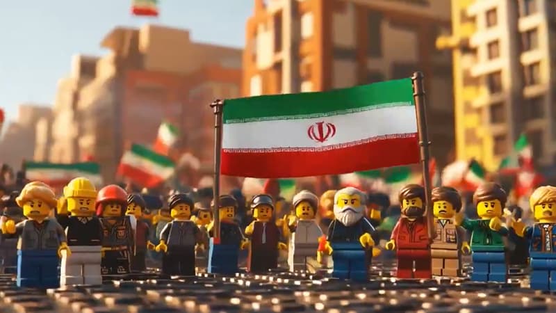 Missiles "Lego" contre frappes "Call of Duty": sur les réseaux sociaux, la "gamification de la guerre" fait rage, et l’Iran riposte avec ses propres mèmes