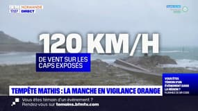 Tempête Mathis: la Manche placée en vigilance orange pour "vents violents"