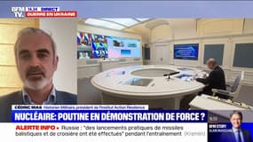 Cédric Mas:  "Si les armées de Vladimir Poutine étaient victorieuses sur le terrain, il n'aurait pas besoin de faire ce type de gesticulations"