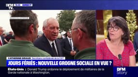 Suppression de deux jours fériés: "C'est scandaleux", estime Catherine Giraud (CGT)