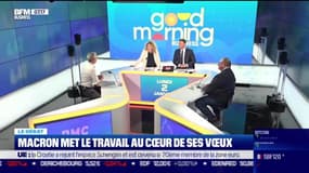 Le débat : Macron met le travail au centre de ses vœux, par Jean-Marc Daniel et Nicolas Doze - 02/01