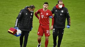 Lucas Hernandez s'est blessé au dos.