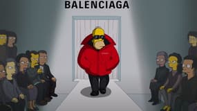 Homer Simpson défile pour Balenciaga