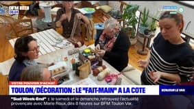 Toulon: la décoration "fait-main" a la cote