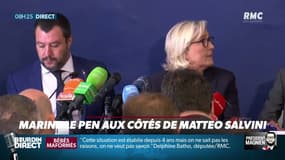 Président Magnien ! : Marine Le Pen aux côtés de Matteo Salvini - 09/10