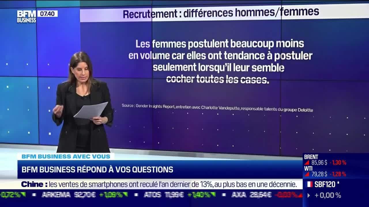 BFM Business Avec Vous : Y A-t-il Des Différences Entre Les Hommes Et ...